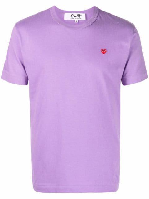 logo-patch short-sleeve T-shirt by COMME DES GARCONS