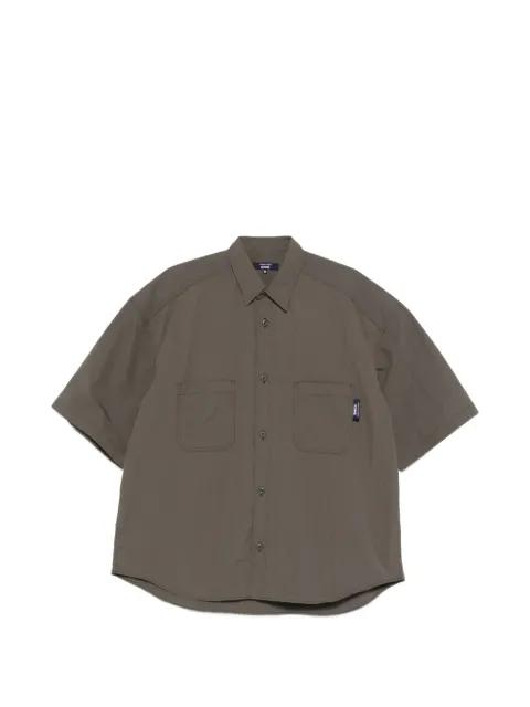 logo-patch short-sleeve shirt by COMME DES GARCONS