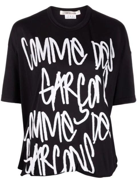 logo-print T-shirt by COMME DES GARCONS