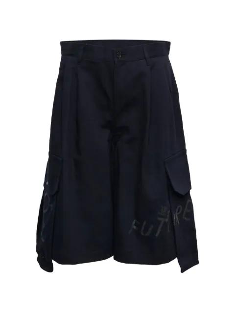 logo-print cargo shorts by COMME DES GARCONS