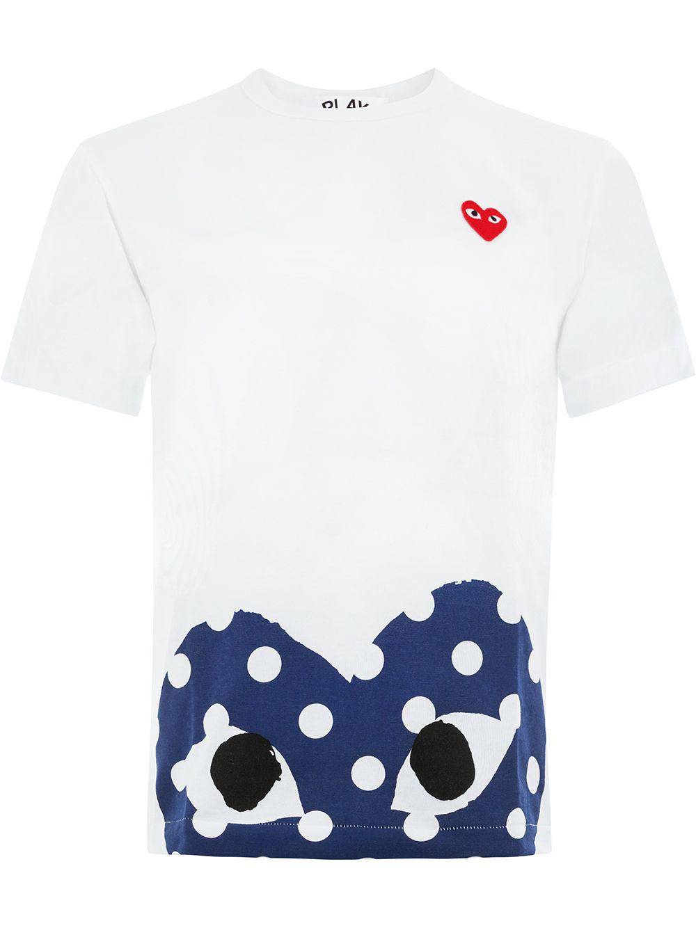 logo-print cotton T-shirt by COMME DES GARCONS