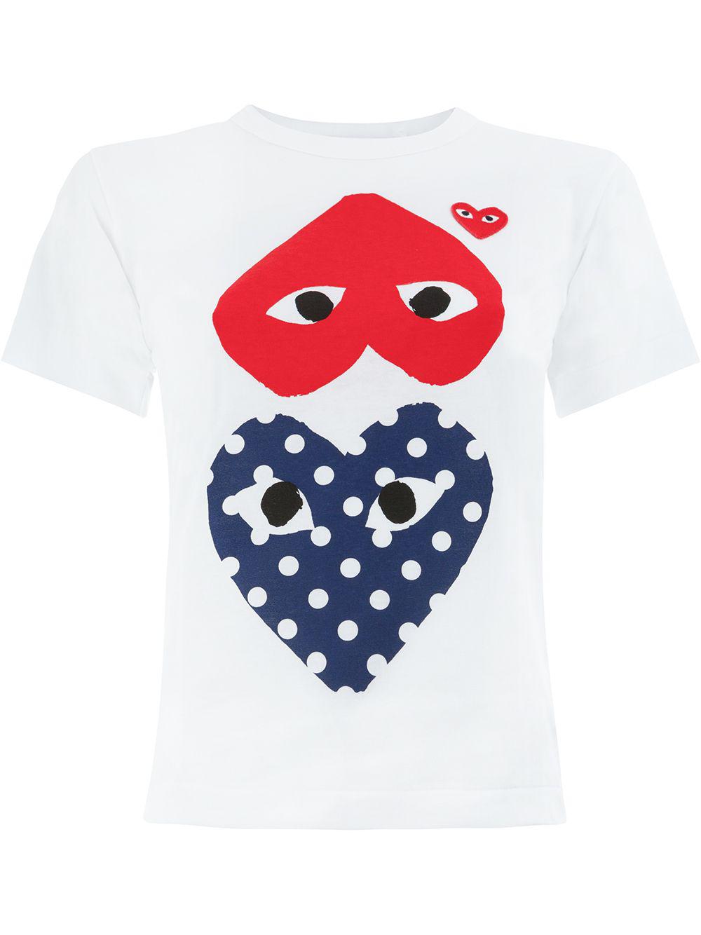 logo-print cotton T-shirt by COMME DES GARCONS