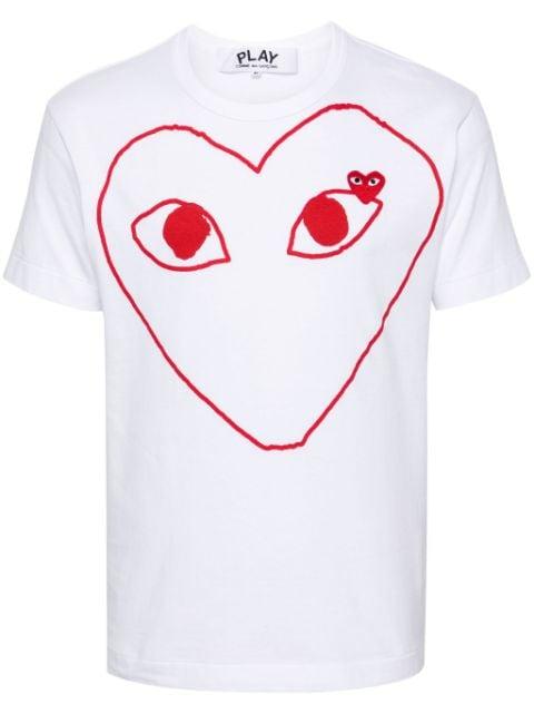 logo-print cotton T-shirt by COMME DES GARCONS