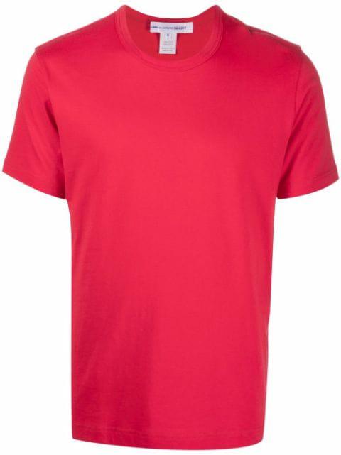 logo-print cotton T-shirt by COMME DES GARCONS
