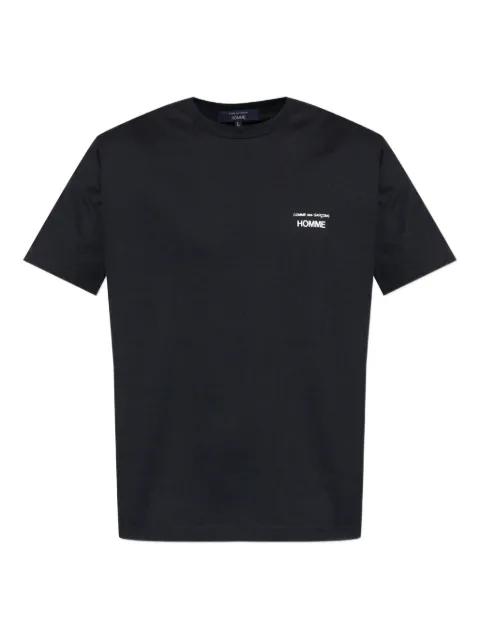 logo-print cotton t-shirt by COMME DES GARCONS