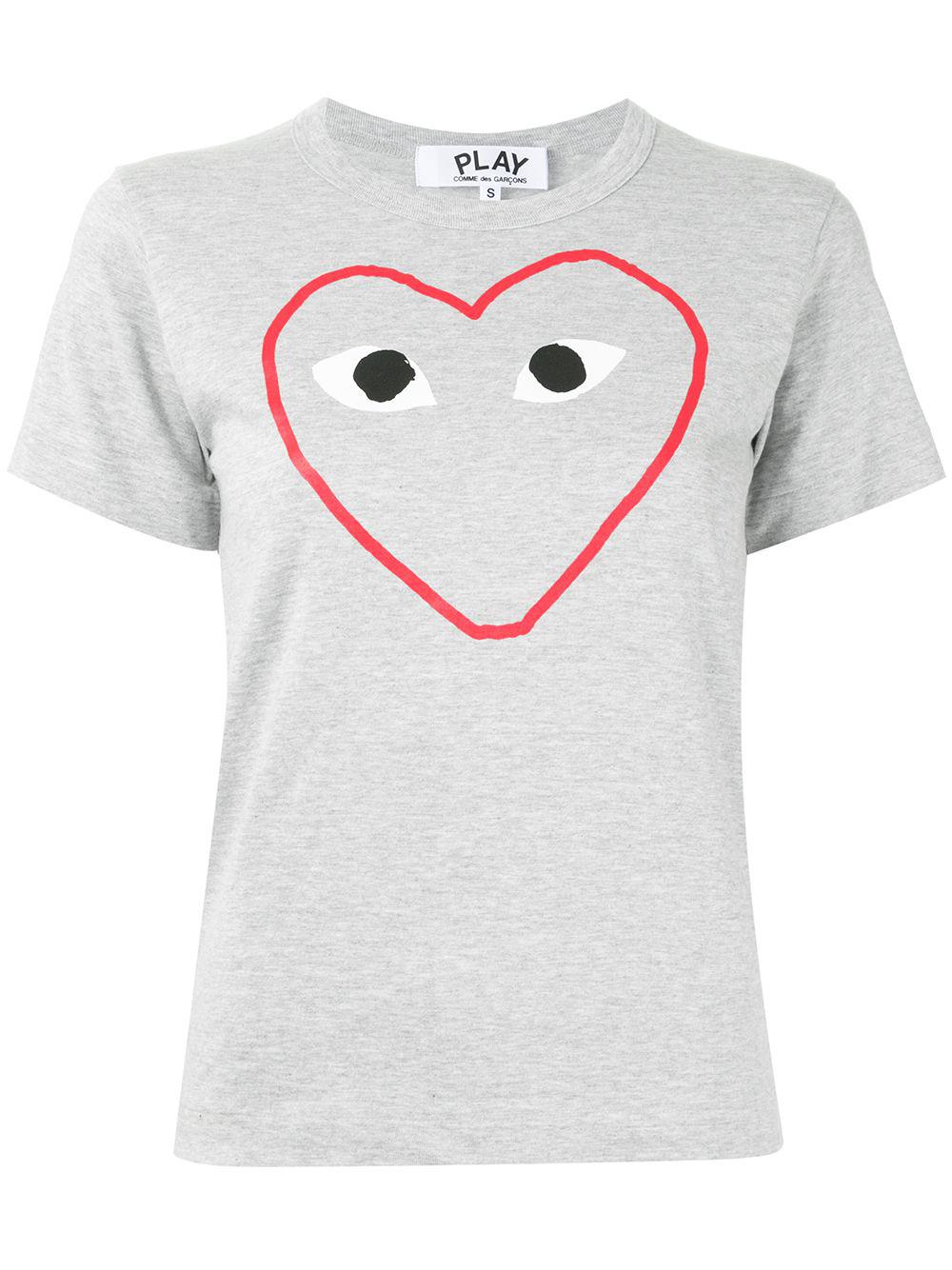 logo-print crew neck T-shirt by COMME DES GARCONS