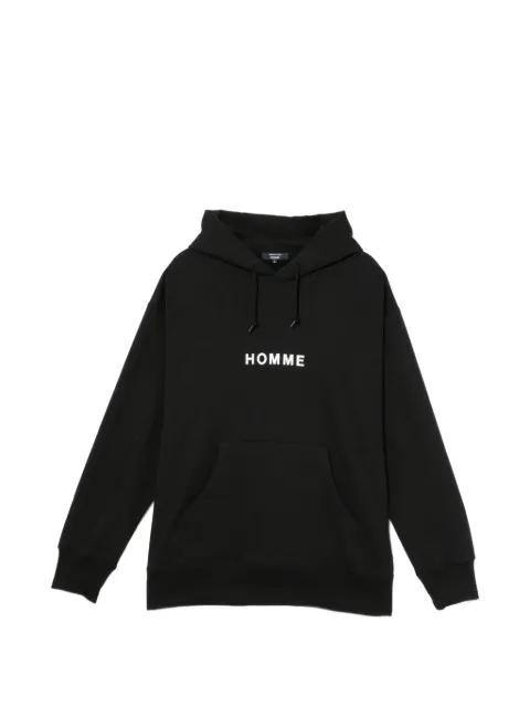 logo-print hoodie by COMME DES GARCONS