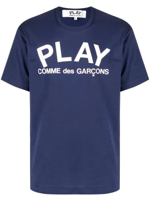 logo-print short-sleeve T-shirt by COMME DES GARCONS