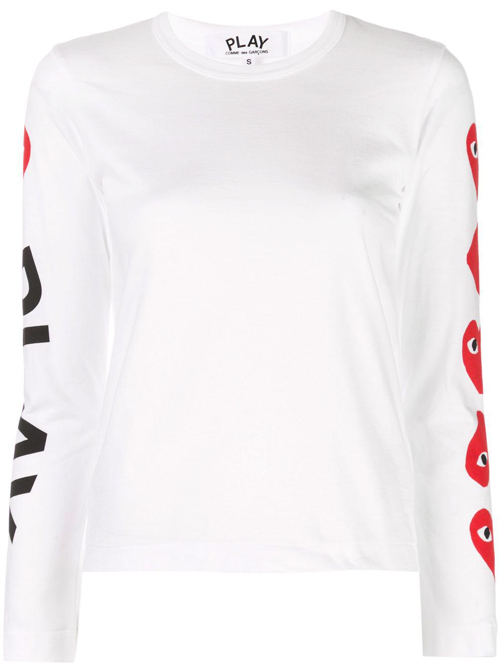 logo print sweatshirt by COMME DES GARCONS