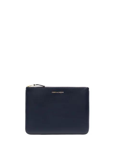 logo print zipped purse by COMME DES GARCONS