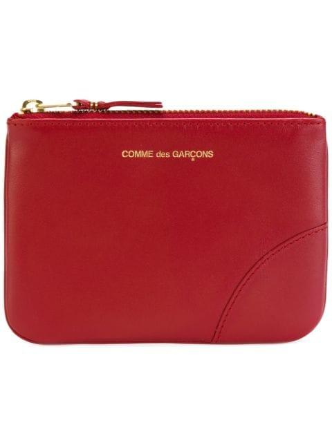 logo-stamp zip wallet by COMME DES GARCONS