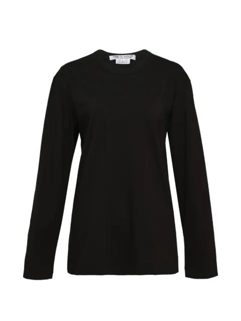long-sleeve cotton T-shirt by COMME DES GARCONS