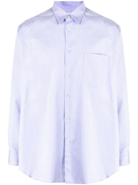 long-sleeve cotton shirt by COMME DES GARCONS