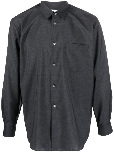 long-sleeve wool shirt by COMME DES GARCONS