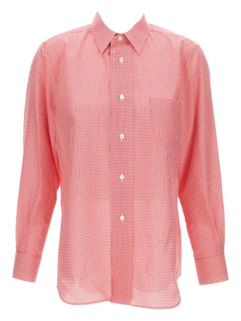 long-sleeved checked shirt by COMME DES GARCONS