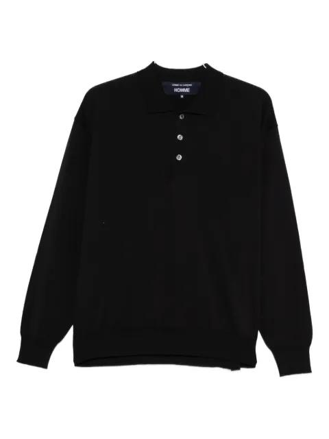 long-sleeved polo shirt by COMME DES GARCONS