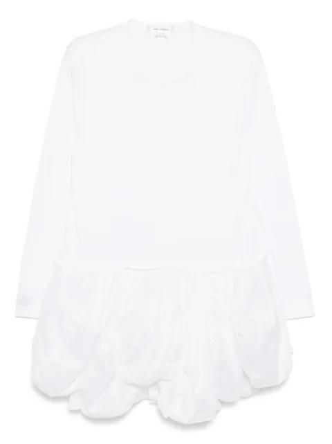 long-sleeved ruffle dress by COMME DES GARCONS