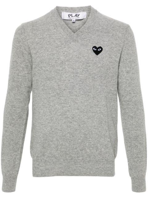 mélange-effect wool jumper by COMME DES GARCONS