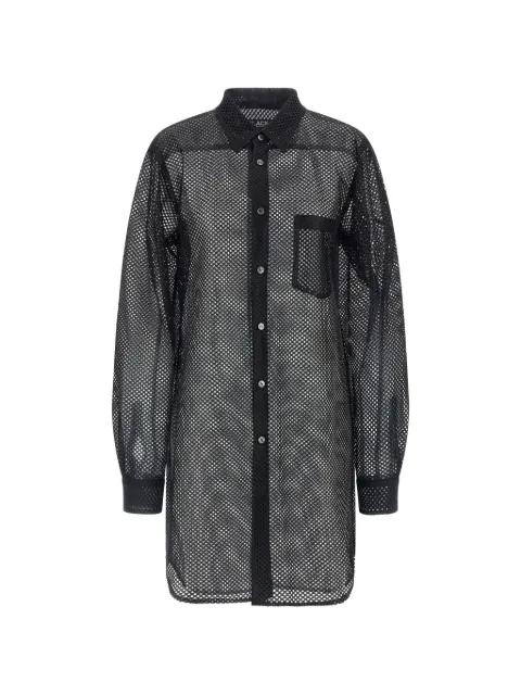 mesh long shirt by COMME DES GARCONS