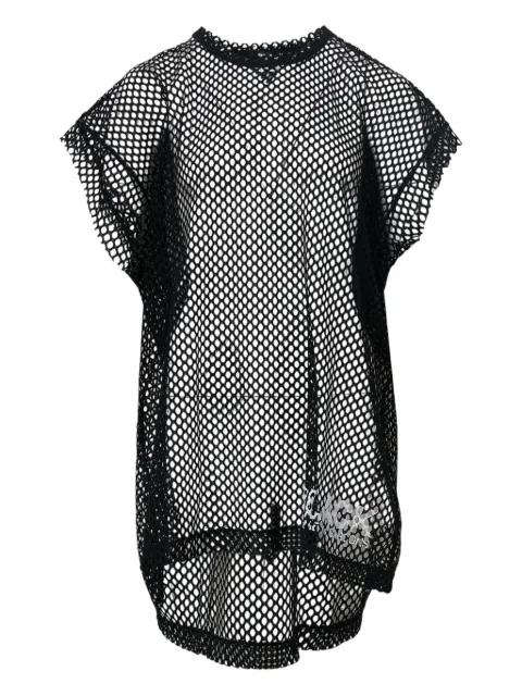 mesh-panelling T-shirt by COMME DES GARCONS