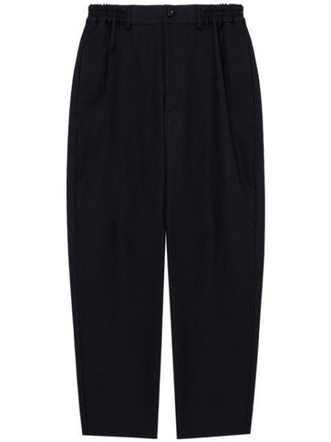 mid-rise cropped trousers by COMME DES GARCONS