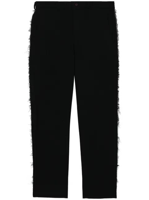 mid-rise straight-leg trousers by COMME DES GARCONS