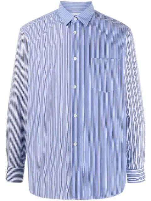 mix striped shirt by COMME DES GARCONS