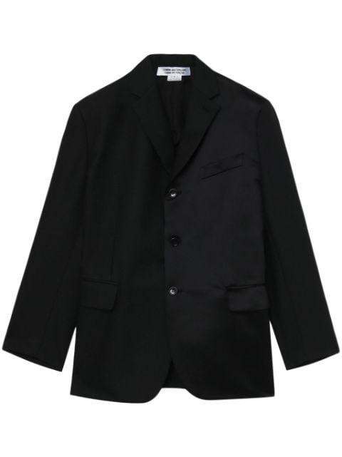 notched-lapels single-breasted blazer by COMME DES GARCONS