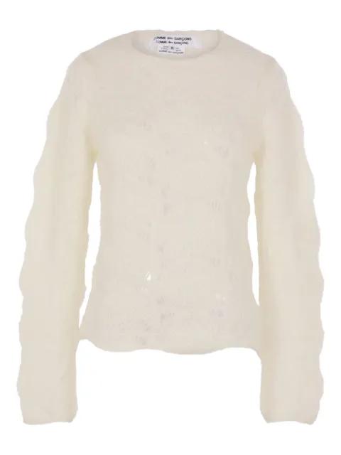 open-work long-sleeve sweater by COMME DES GARCONS