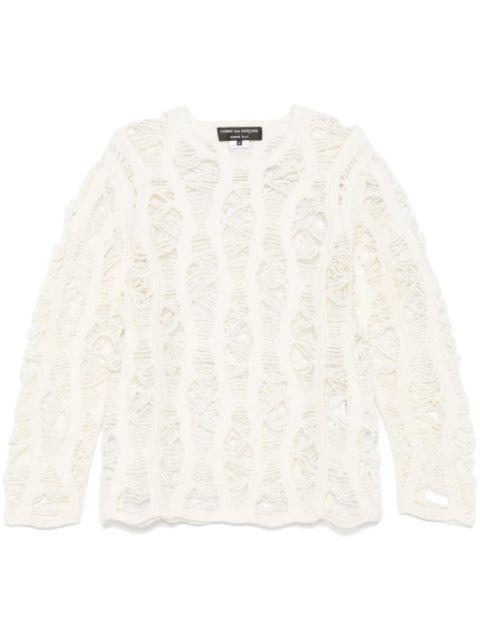 openwork sweater by COMME DES GARCONS