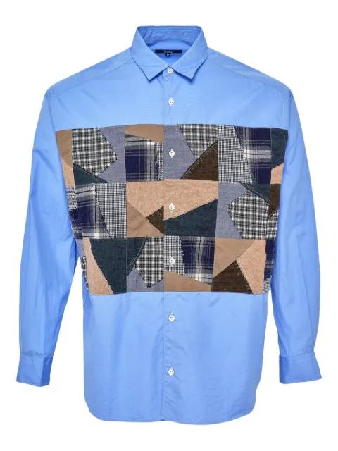 oxford multi fabrics shirt by COMME DES GARCONS