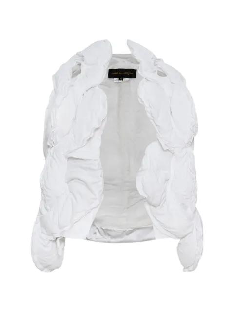 padded ruffled-detailing vest by COMME DES GARCONS