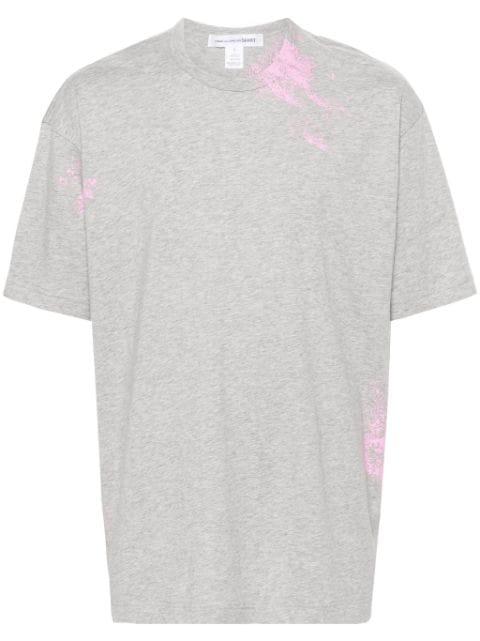paint splatter-detail T-shirt by COMME DES GARCONS