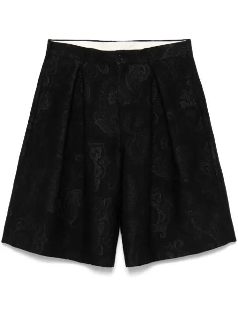 paisley-jacquard shorts by COMME DES GARCONS