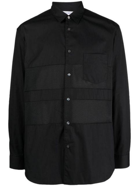 panelled long-sleeved shirt by COMME DES GARCONS