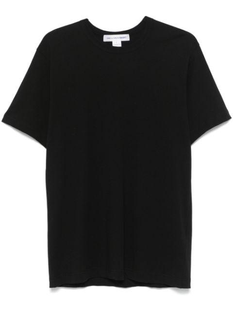 patch-lettering T-shirt by COMME DES GARCONS