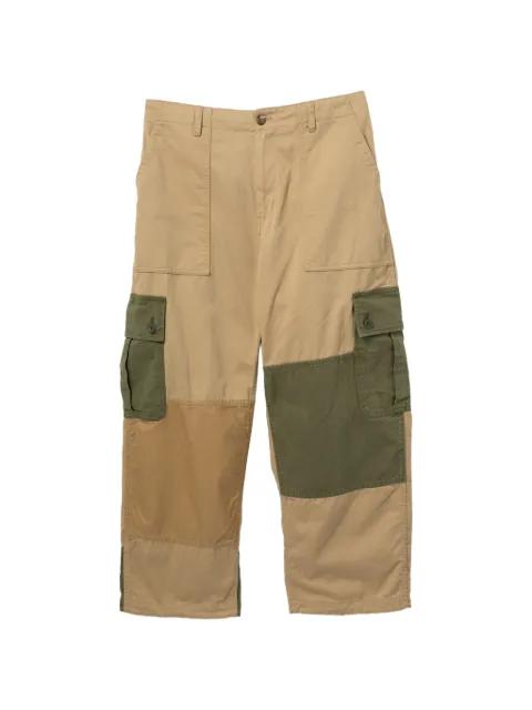 patchwork cargo trousers by COMME DES GARCONS