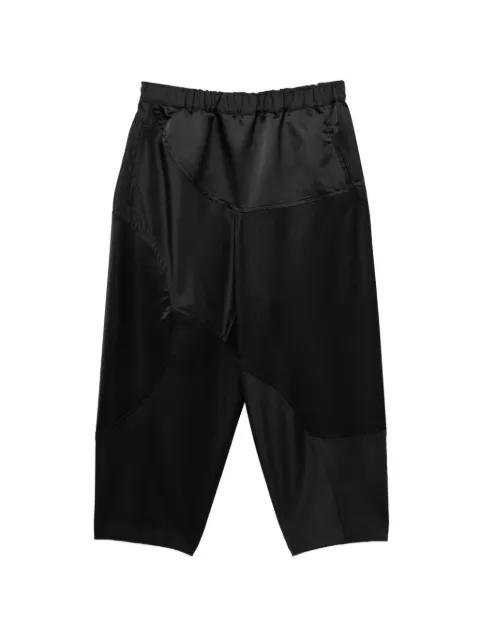 patchwork cropped trousers by COMME DES GARCONS