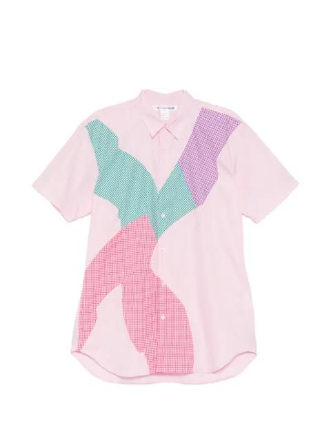 patchwork short-sleeve shirt by COMME DES GARCONS