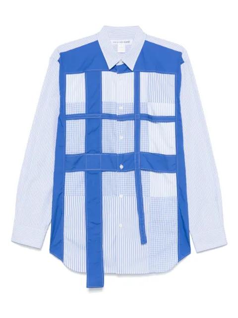 patchwork striped shirt by COMME DES GARCONS