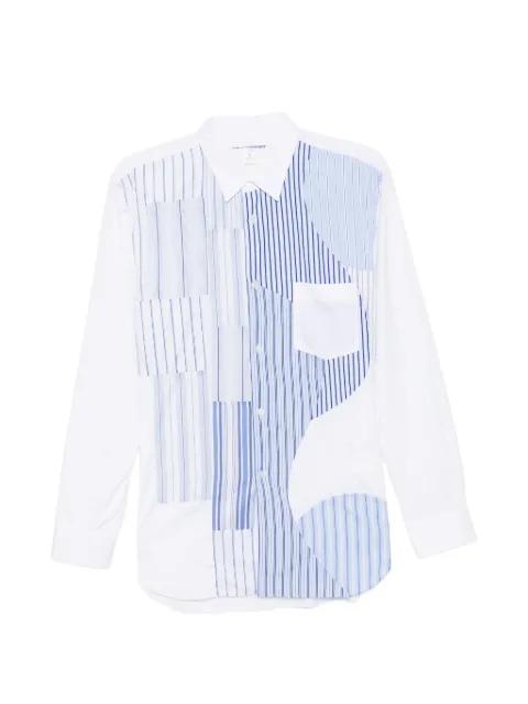 patchwork striped shirt by COMME DES GARCONS