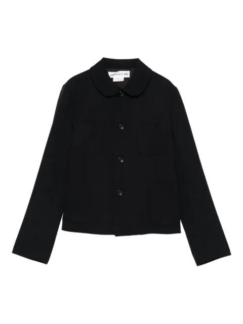 peter-pan collar pocket cardigan by COMME DES GARCONS