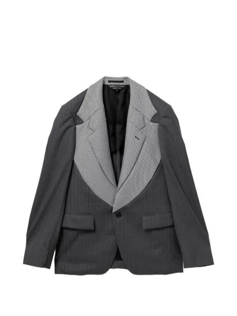 pinstripe panel jacket by COMME DES GARCONS