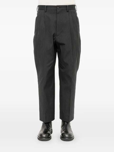 pinstripe-pattern pleated trousers by COMME DES GARCONS