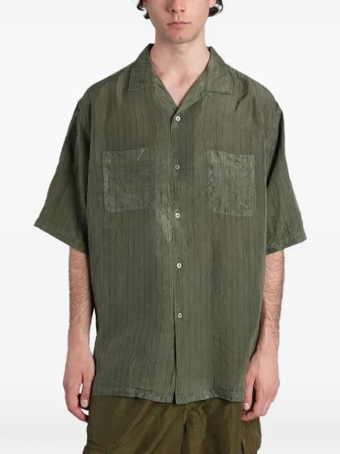 pinstripe short-sleeve shirt by COMME DES GARCONS