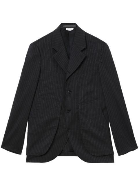 pinstriped wool blazer by COMME DES GARCONS