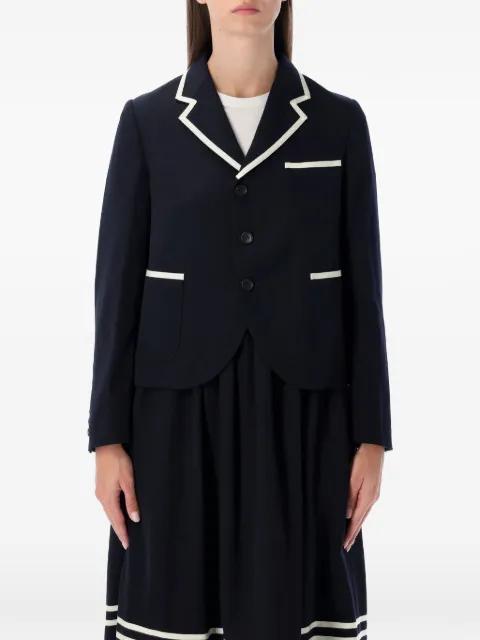 piped-trim jacket by COMME DES GARCONS