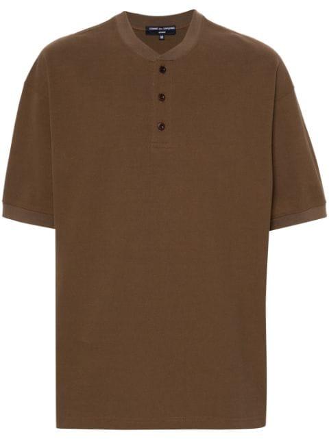piqué-weave cotton T-shirt by COMME DES GARCONS