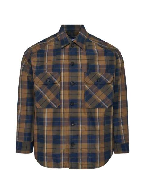 plaid chest-pocket jacket by COMME DES GARCONS