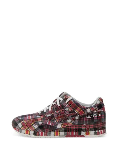plaid-pattern sneakers by COMME DES GARCONS